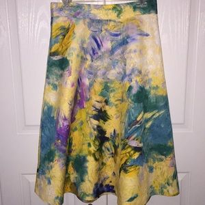 H&M Beautiful Watercolor Skirt!